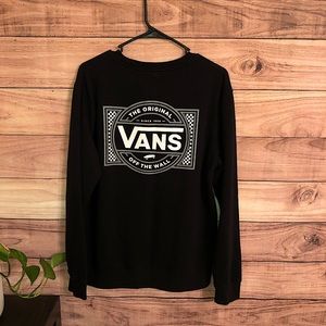 Vans crew neck sweatshirt, slightly used.
